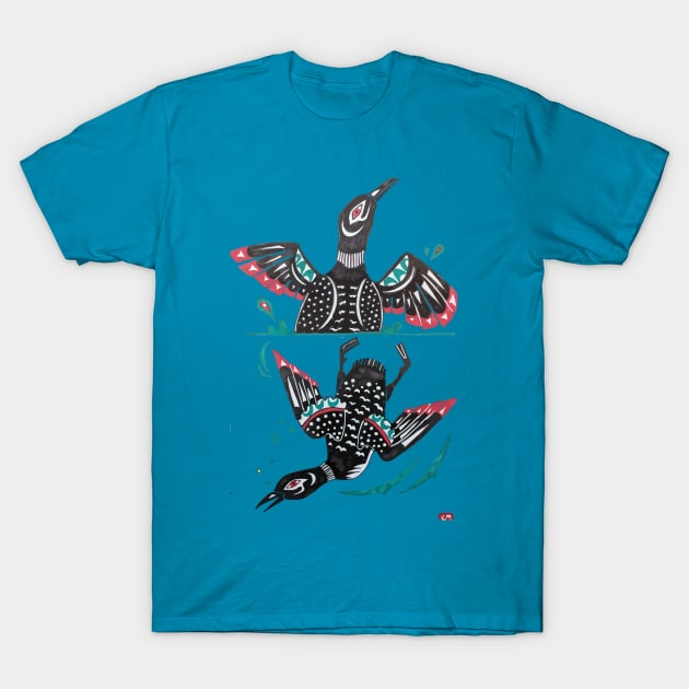 Bloza - The Loon's Dream T-Shirt by toylibrarian